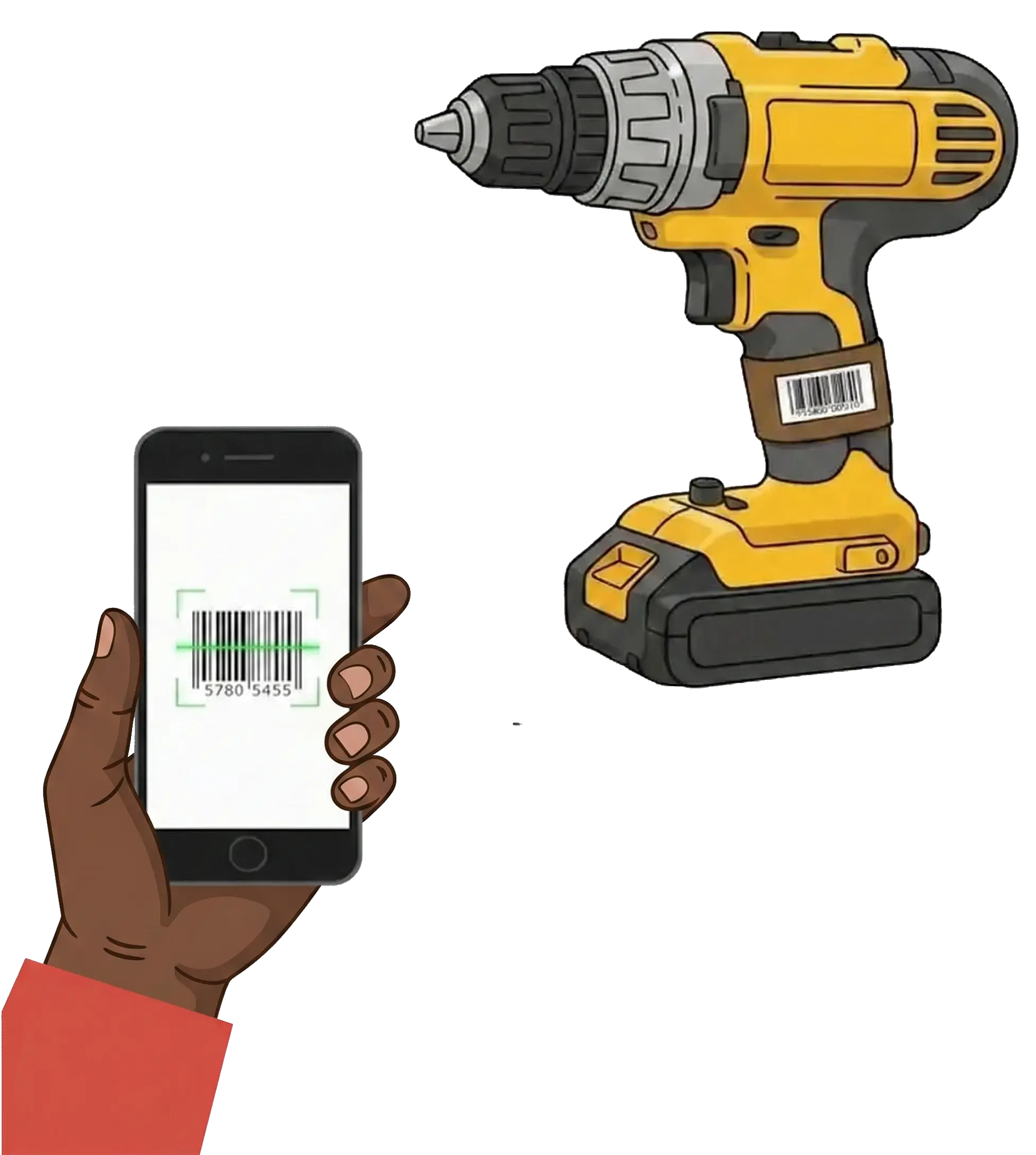 Eszköz átadás vonalkód segítségével